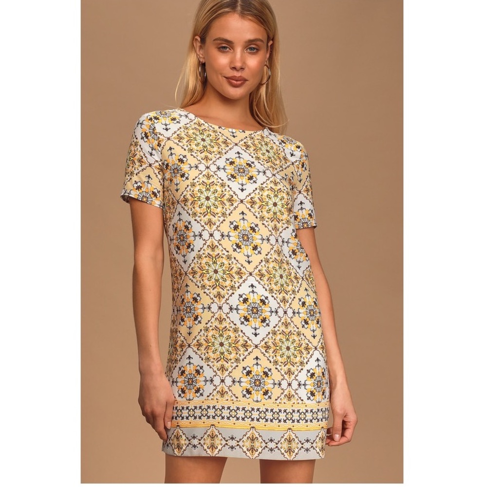 Lulu’s Yellow Shift Dress